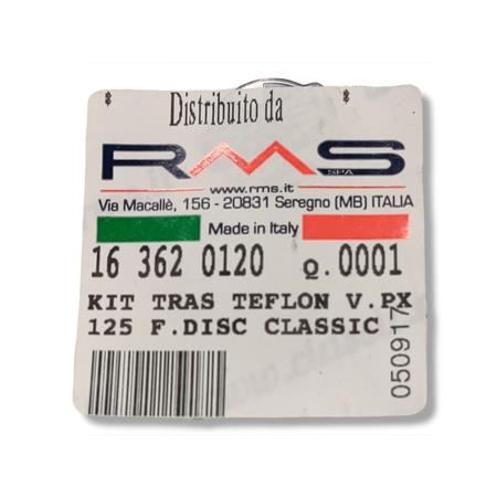 Kit trasmissioni fili e guaine RMS con teflon per Piaggio Vespa PX 125 e 150 con freno a disco anteriore, ricambio 163620120