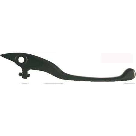 Leva freno anteriore destra in alluminio di colore nero per scooter 50 Aprilia, ricambio 184120021
