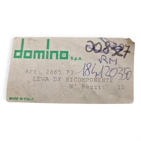 184120350 Leva freno destra Domino bicomponente nera/grigia per Piaggio SI dal 1994 – OEM Piaggio 560466
