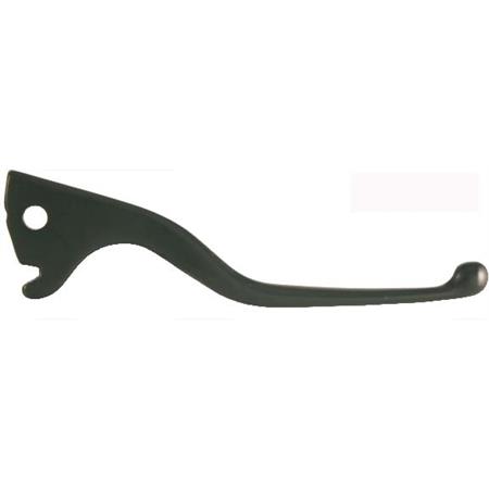 Leva freno destra RMS in alluminio di colore nero per scooter 50 Malaguti F10-F12-F15 con freno a disco, ricambio 184120411
