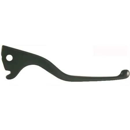 Leva freno destra RMS in alluminio di colore nero per scooter 50 Malaguti F10-F12-F15 con freno a disco, ricambio 184120411