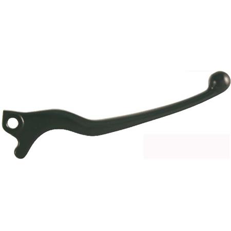 Leva freno destra e sinistra RMS in alluminio di colore nero per scooter e maxi scooter Piaggio Gilera 50-125-180-200 con pompa freno heng t, ricambio 184120661