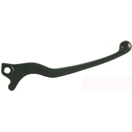Leva freno destra e sinistra RMS in alluminio di colore nero per scooter e maxi scooter Piaggio Gilera 50-125-180-200 con pompa freno heng t, ricambio 184120661