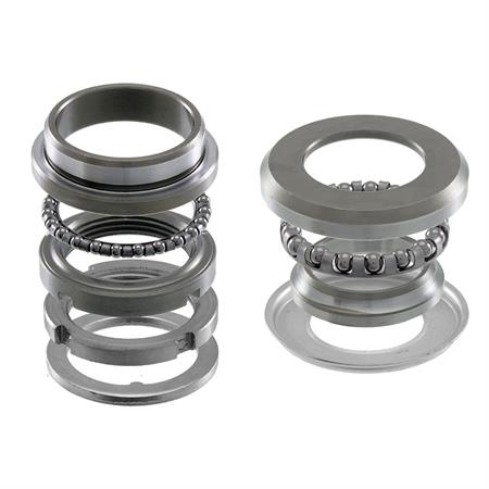 Serie calotte sterzo completa RMS per Scooter e maxi scooter Piaggio da 50 a 250 cc e Vespa 50, 125, 150, 180 e 200 cc, ricambio 184220101