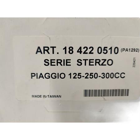Serie sterzo piaggio x7 125cc, ricambio 184220510