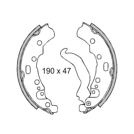 Serie ganasce ape tm 703, codice 225120260