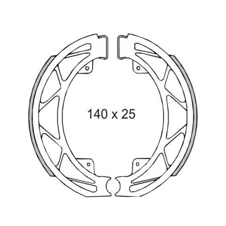Ganasce Posteriori Piaggio Liberty 50cc 97>, codice 225120390