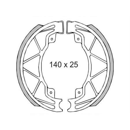 Ganasce freno posteriori Piaggio Liberty 4t-Hexagon Lx 125cc 1998> 56294R, codice 225120420