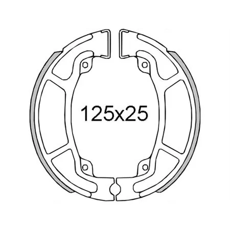 Ganasce freno posteriori Honda Sh 125-150cc, codice 225120471