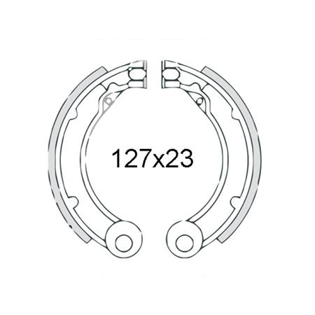 Ganasce posteriori Vespa 125-150 1963-1972 081229, codice 225120531
