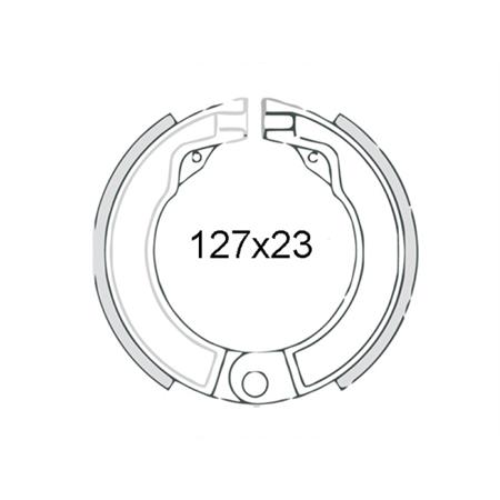 Ganasce freno posteriori Piaggio Vespa 125-150cc 1951/1962 078170, codice 225120551