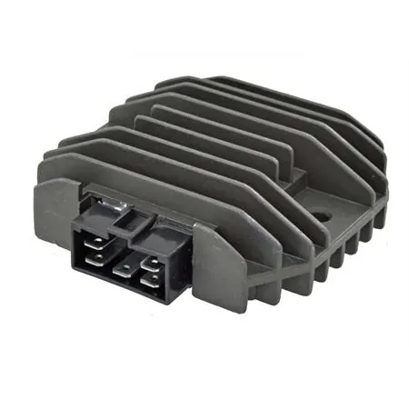 Regolatore di tensione RMS per maxi scooter Yamaha T-Max 500 cc e applicazioni su diverse moto Yamaha custom, enduro e stradali, ricambio 246030232