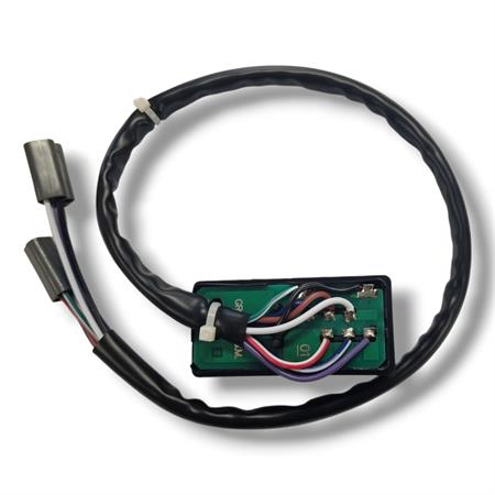 Devio frecce sinistro Grabor con 8 fili e 2 connettori specifico per Piaggio Vespa PK 50 S, ricambio 246090102