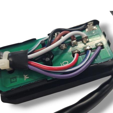 Devio frecce sinistro Grabor con 8 fili e 2 connettori specifico per Piaggio Vespa PK 50 S, ricambio 246090102