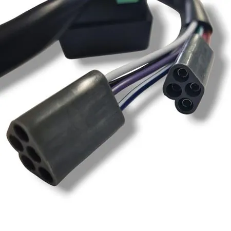 246090102 Devio frecce sinistro Grabor con 8 fili e 2 connettori specifico per Piaggio Vespa PK 50 S