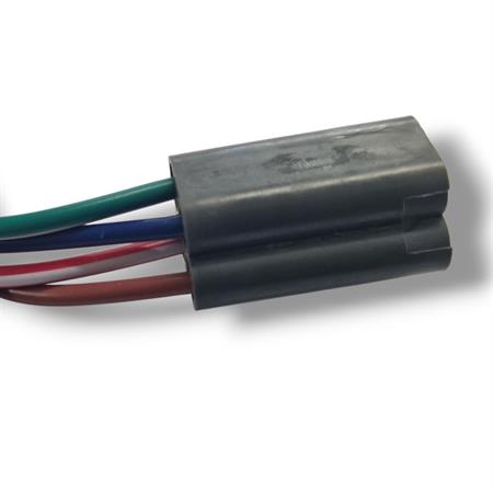 Devio frecce sinistro Grabor con 8 fili e 2 connettori specifico per Piaggio Vespa PK 50 S, ricambio 246090102