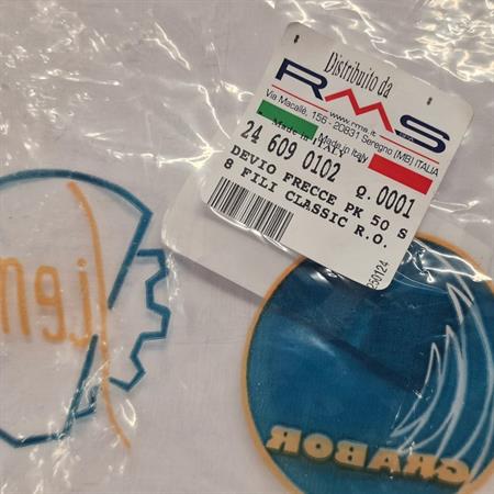 Devio frecce sinistro Grabor con 8 fili e 2 connettori specifico per Piaggio Vespa PK 50 S, ricambio 246090102