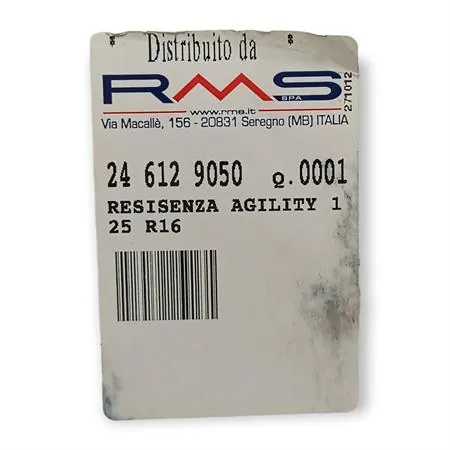 Resistenza agility 4t r16 125, ricambio 246129050