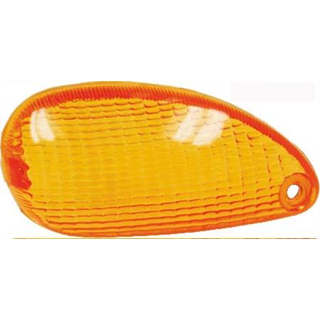 Lente gemma freccia posteriore destra RMS omologata e-mark di colore ambra arancione per scooter 50 Gilera Typhoon-storm-Piaggio ntt 50- NRG 5, ricambio 246470090