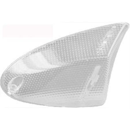 Gemma freccia anteriore destra in plastica trasparente per scooter e maxi scooter Aprilia Sr 50 e leonardo 125, 250 e 300 cc, ricambio 246470155
