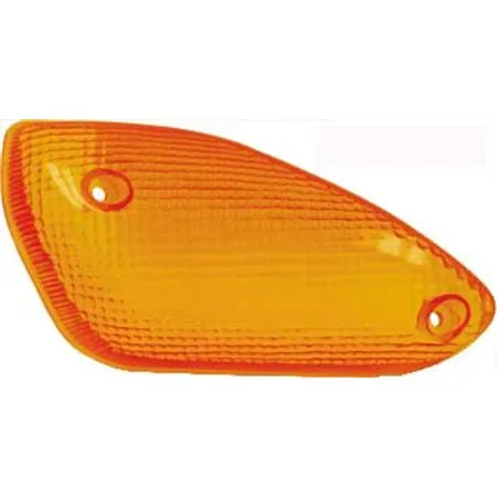 Lente gemma freccia anteriore destra omologata di colore arancione ambra per scooter MBK Nitro e Yamaha Aerox prodotti fino al 2012 (RMS, Kenda, Duro), ricambio 246470260