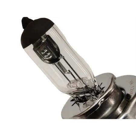 Lampadina RMS alogena, 12 Volt 60 55W H4 omologata, con vetro bianco, ricambio 246510055