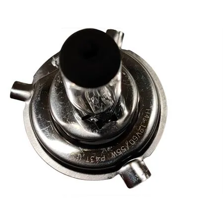 Lampadina RMS alogena, 12 Volt 60 55W H4 omologata, con vetro bianco, ricambio 246510055