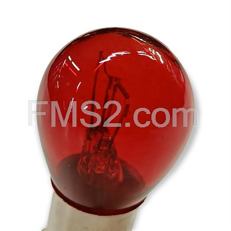 Lampadina RMS 12 Volt 21/5 Watt  BAY15D, rossa, ricambio 246510375