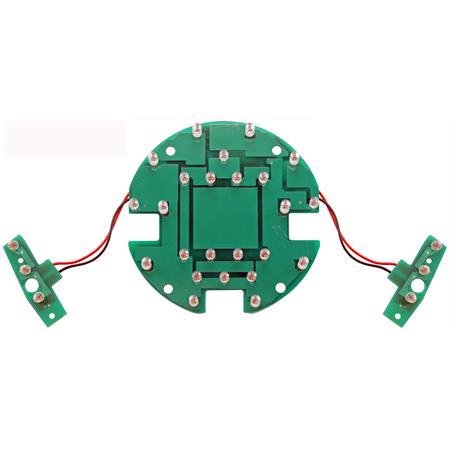 Fanale posteriore RMS a leds per scooter Kymco people s200 omologato e leds di colore rosso, ricambio 246520012