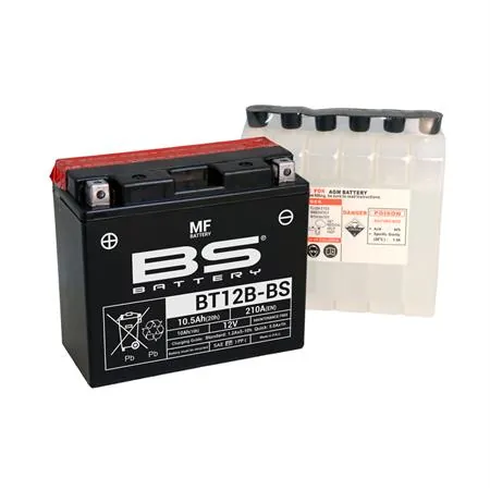 246610125 Batteria BS BT12B-BS 12 Volt - 10 Ah, tipo MF