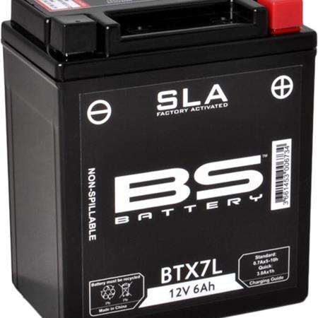 Batteria BS SLA BTX7L 12 Volt - 6 Ah, ricambio 246650175