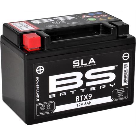 Batteria BS SLA BTX9 12 Volt - 8 Ah, ricambio 246650185