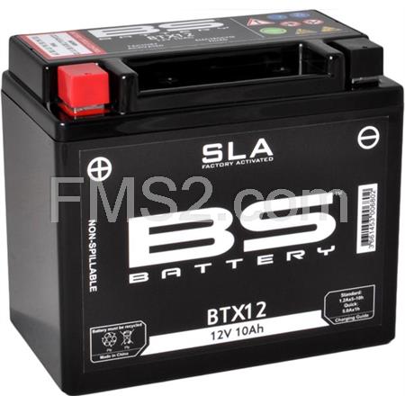 Batteria BS SLA BTX12 12 Volt - 10 Ah, ricambio 246650225