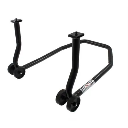 Cavalletto reggimoto posteriore RMS di colore nero venduto senza supporti per maxi moto, ricambio 267000460