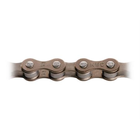 Catena ciclomotore Piaggio Ciao, Si, Boxer, Bravo con passo 1/2 1/8 hv410 colore bronzo e lunghezza 108 maglie, ricambio 525240140
