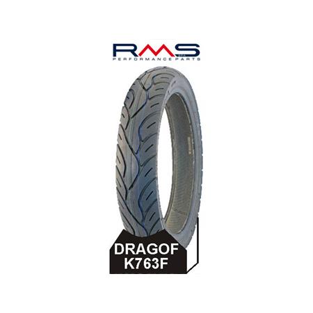 Pneumatico kenda (RMS) con misura 100/80-16 tl 56p k763f con battistrada stradale e tubeless, ricambio 991571104