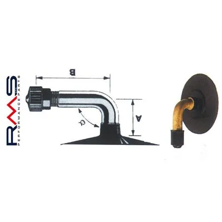 Camera d'aria RMS 120 130-70-12 scatolata, ricambio 999320001