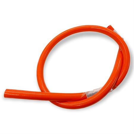 Tubo radiatore stage6 in silicone di colore arancione con diametro interno da 18,0 mm e diametro esterno da 25,0 mm e lunghezza totale da 150 cm dritto e 10 cm con curva a 90 gradi,, ricambio S601211010OR