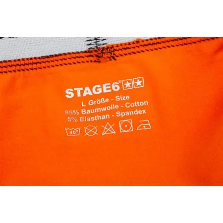 Boxer stage6 da uomo modello signature di colore arancione e taglia L, ricambio S609412L
