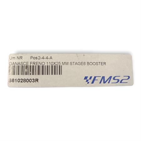 Ganasce freno 110x25 mm stage6 booster, ricambio S61028003R