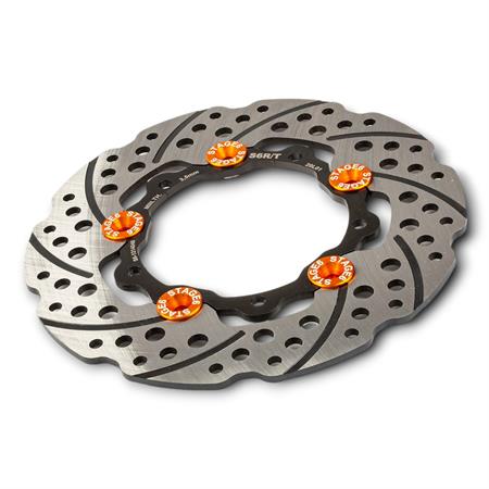 Disco freno anteriore Stage6 RT diametro 200 mm per scooter Zip SP e Vespa, ricambio S61214040