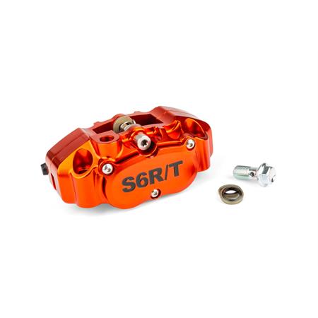 Pinza freno mk2 r\t 4 pist. arancione, ricambio S61400376OR