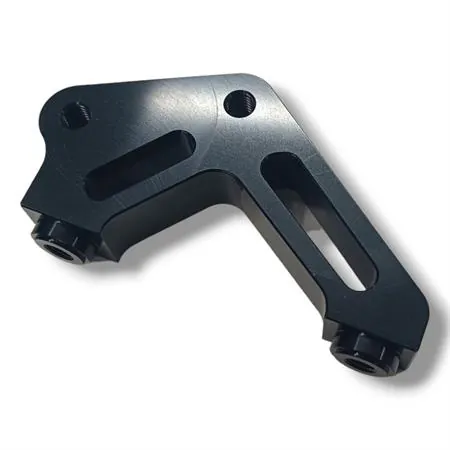 Adattatore pinza freno Stage6 RT per scooter Malaguti F12 con disco maggiorato 260 mm e interasse attacco forcella da 44,0 mm, ricambio S6140068 s6-140068