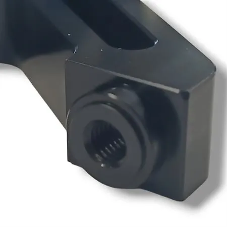 Adattatore pinza freno Stage6 RT per scooter Malaguti F12 con disco maggiorato 260 mm e interasse attacco forcella da 44,0 mm, ricambio S6140068 s6-140068