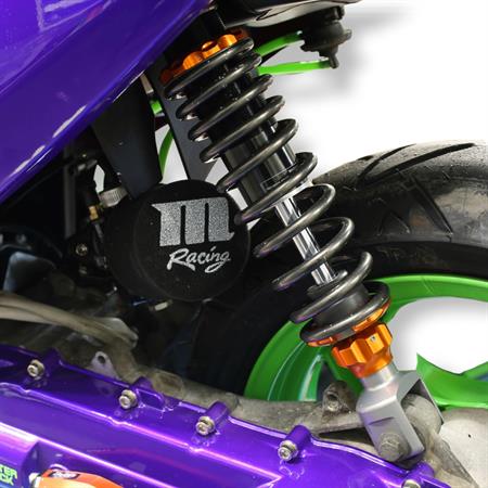 Ammortizzatore posteriore Stage6 R/T replica per scooter Piaggio e Gilera 50 cc raffreddati ad aria e liquido, ricambio S614614005