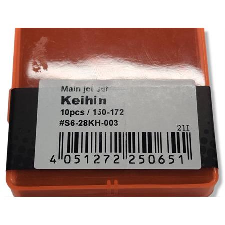 Kit getti massimo della stage6 dal numero 150 al numero 172 per carburatori PWK, Polini, OKO, ricambio S628KH003