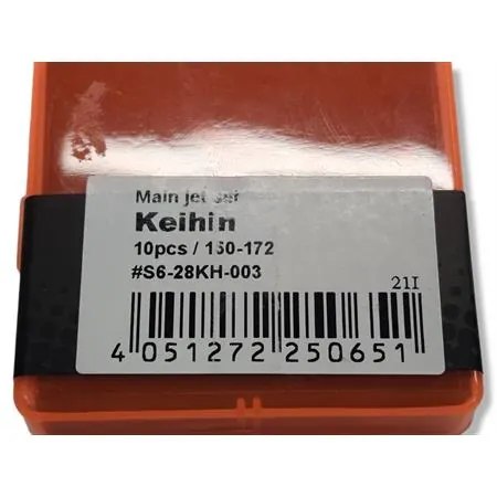 S6-28KH-003 Kit getti massimo della stage6 dal numero 150 al numero 172 per carburatori PWK, Polini, OKO