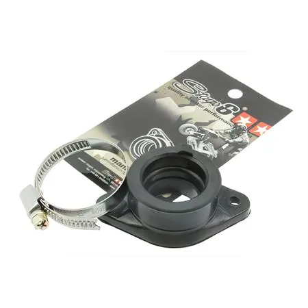 Adattatore 32 mm gomma per collettore in alluminio stage 6 adattatore per montaggio carburatori con imbocco da 32 mm (Stage6), ricambio S632ET032