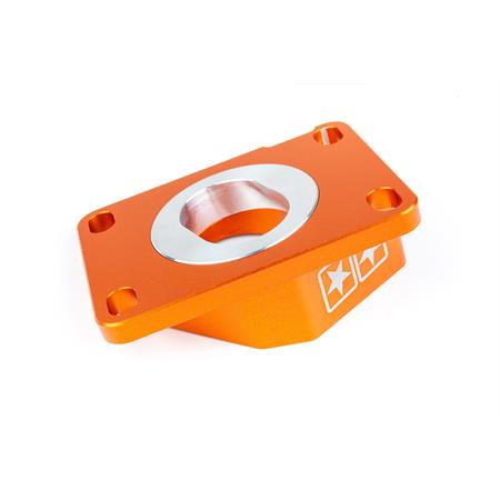 Collettore aspirazione Stage6 R/T highflow 28 per motori Derbi e Minarelli AM6 anodizzato arancio, ricambio S63318812OR