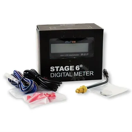 Strumentazione contagiri e termometro stage6 MK2 retro illuminato blu con funzione a 12 volt batteria del veicolo e idoneo a molteplici  applicazioni, ricambio S64031